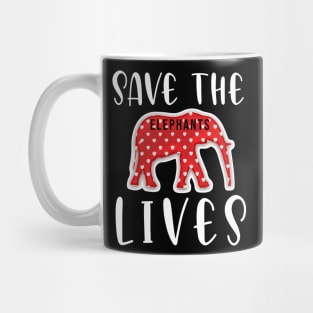 Save the Elephants Lives, Elephant lovers Mug